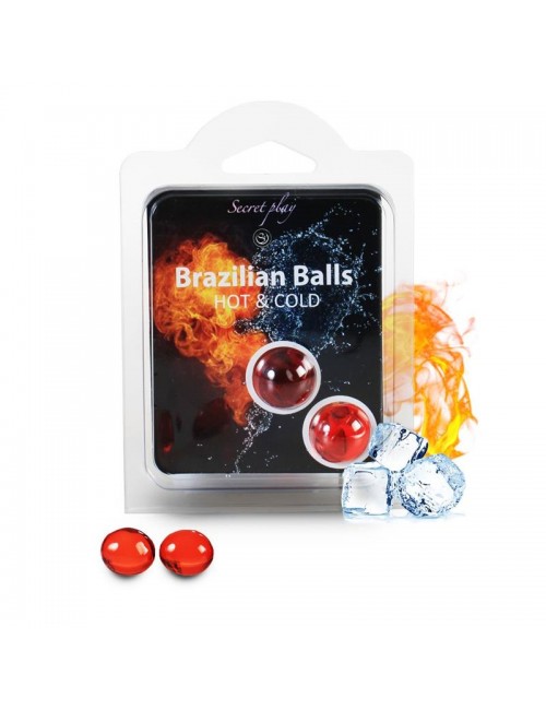 Secret Play Set 2 Brazilian Balls Efecto Hot Cold