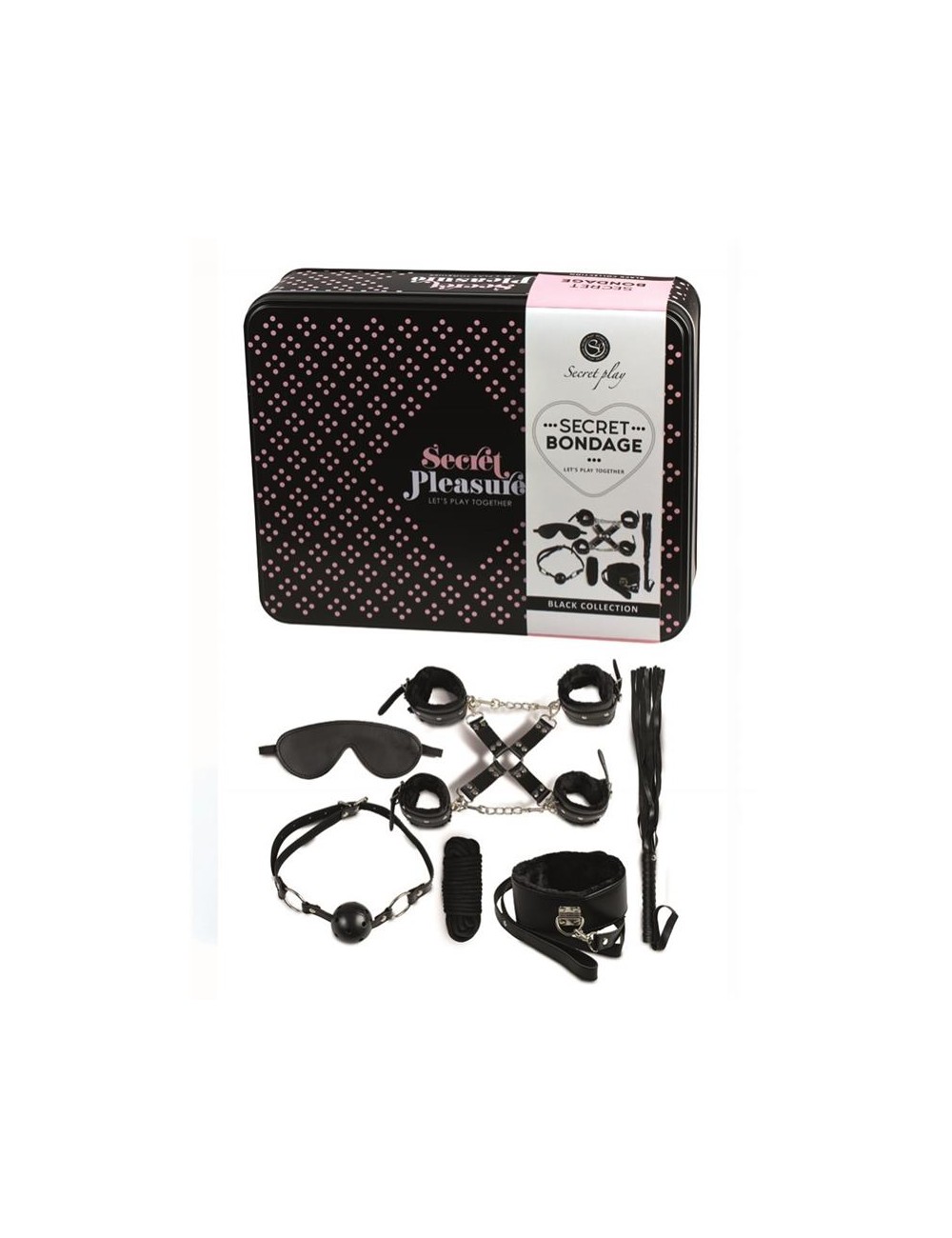 Secret Play Set 8 Piezas Negro