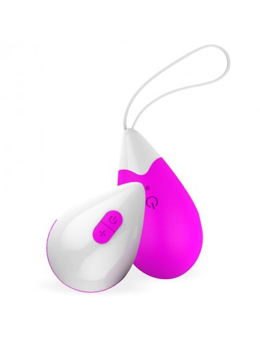 Huevo Vibrador Control Remoto USB Silicona Purpura