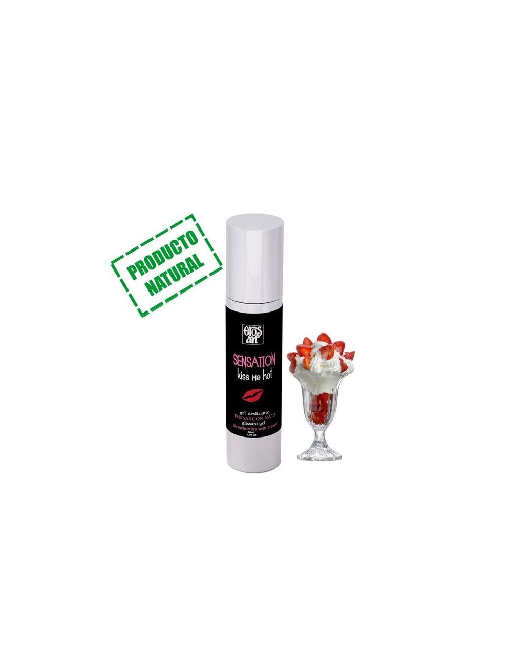 Erosart Lubricante Sensation Fresas con Nata