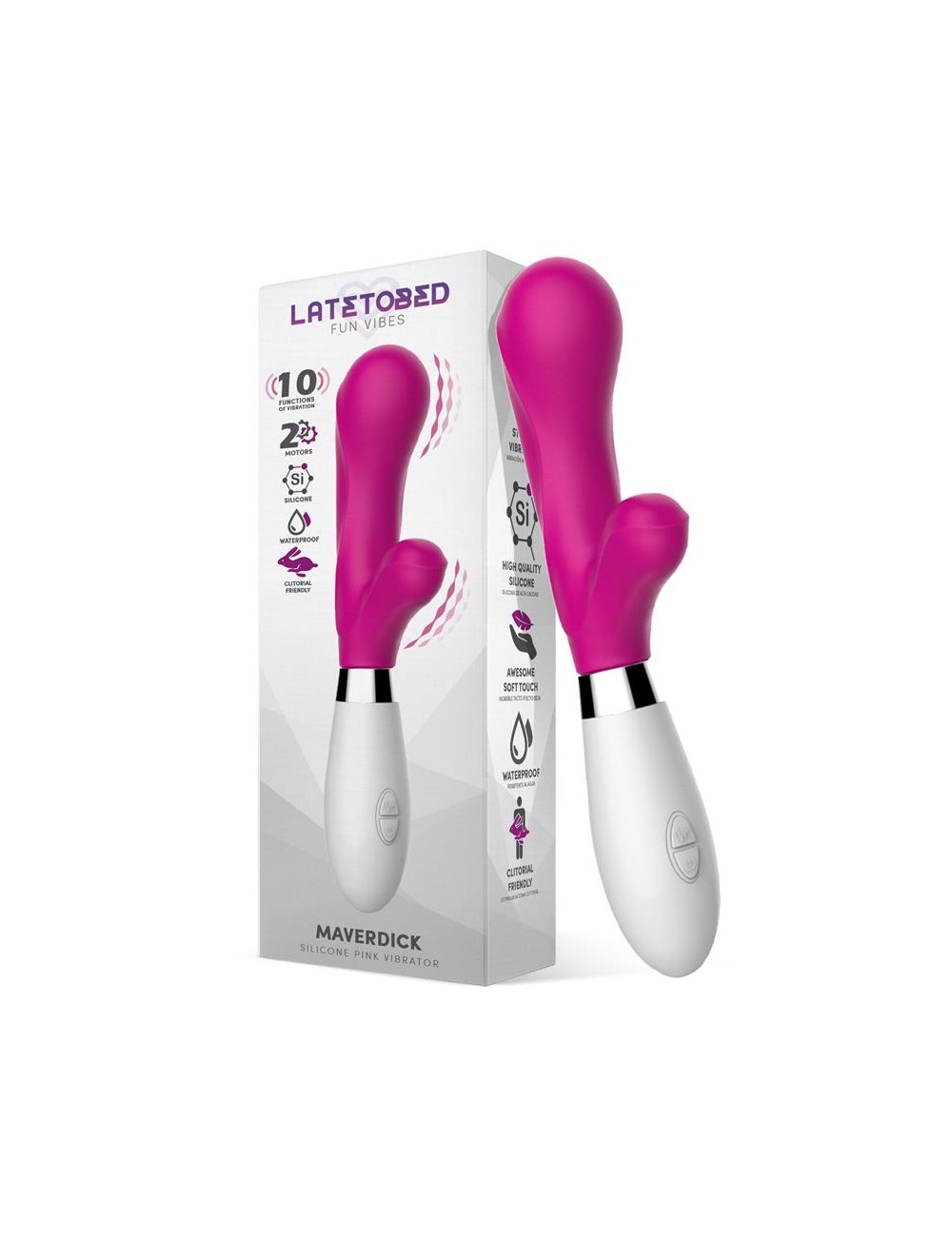 Maverdick Vibrador Silicona Rosa
