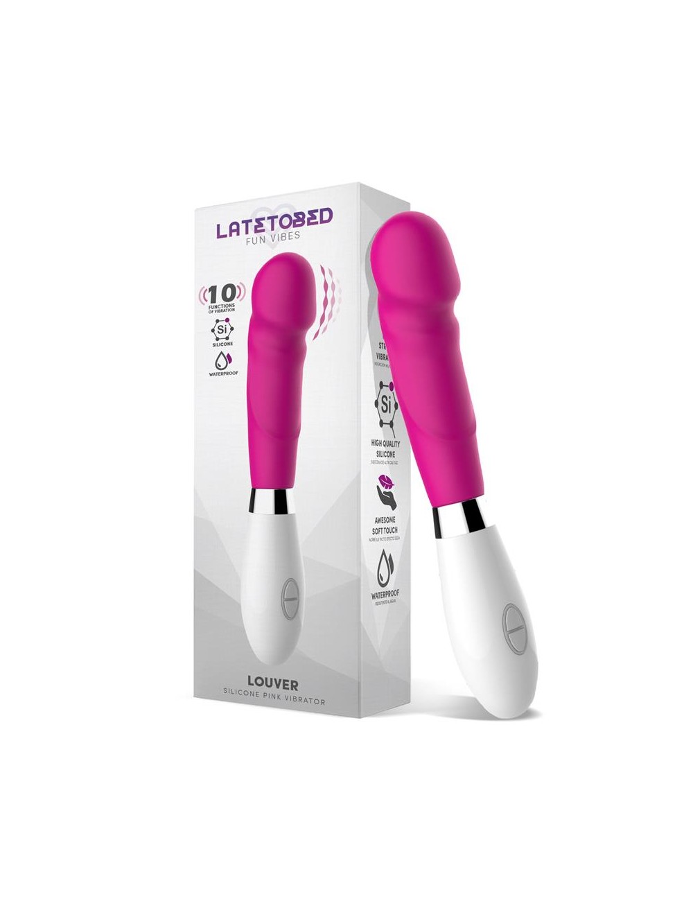 Louver Vibrador Silicona Rosa