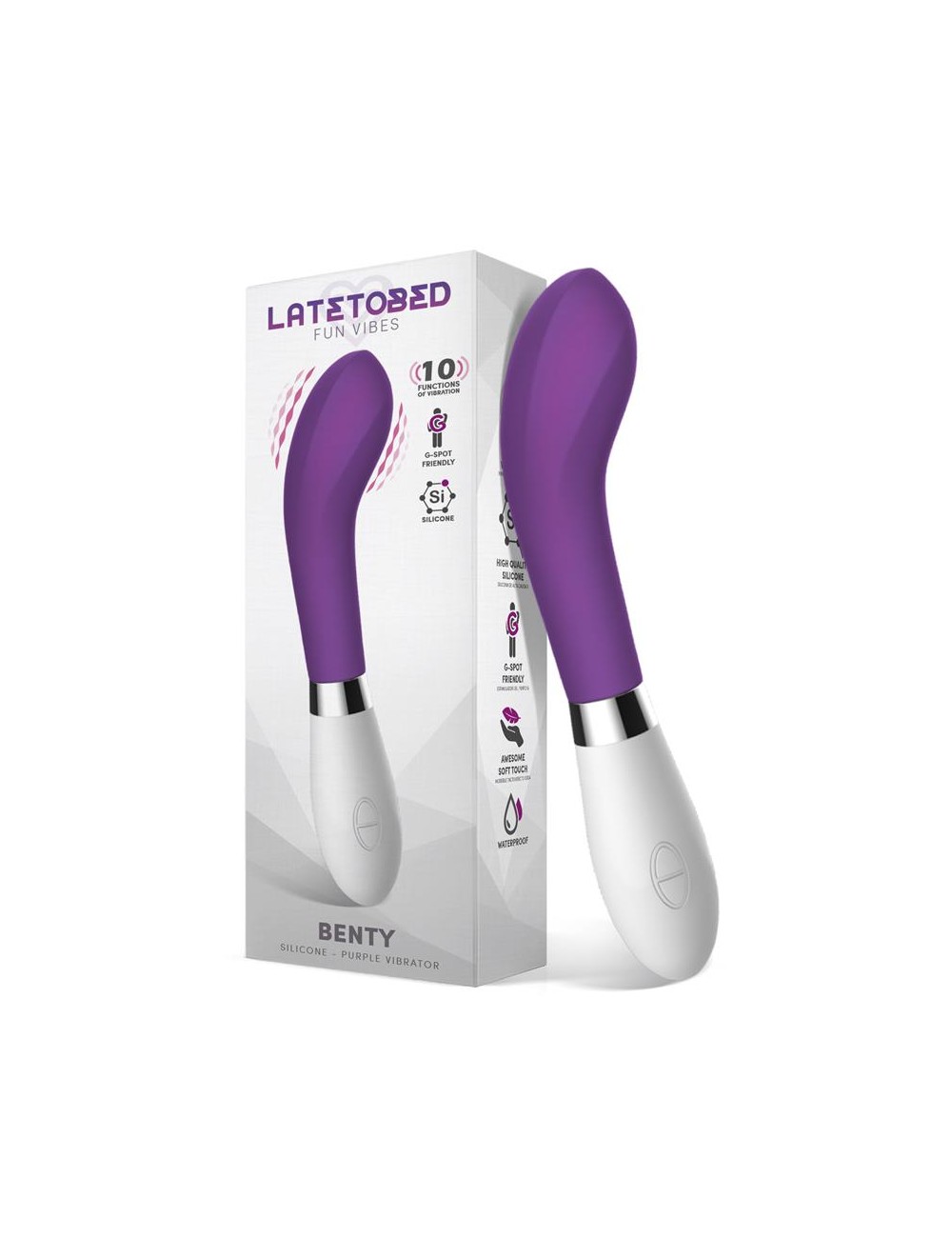 Benty Vibrador Silicona Purpura