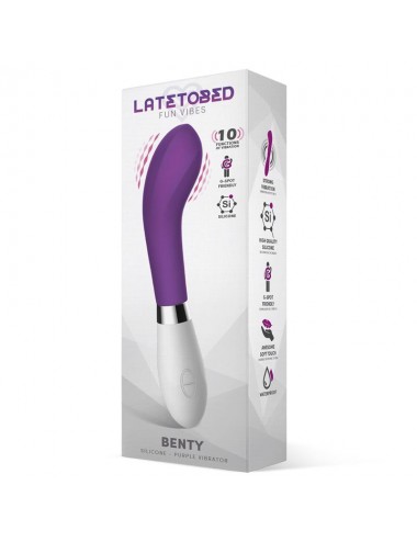 Benty Vibrador Silicona Purpura