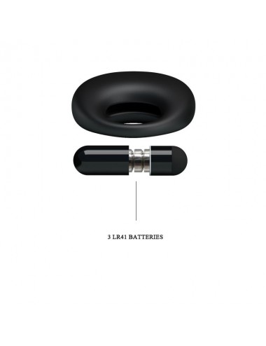 Pretty Love Anillo Vibrador Trap Color Negro