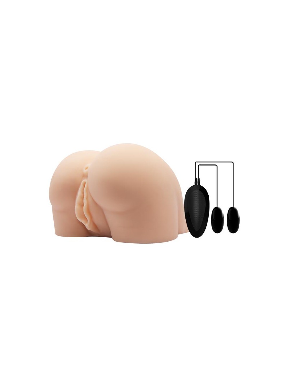 Masturbador Doble Vagina y Ano con Vibracion