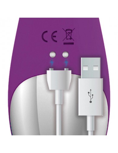 No Eleven Vibrador con Conejito Punto G y Fucion de Pulsacion USB Margnetico Silicona