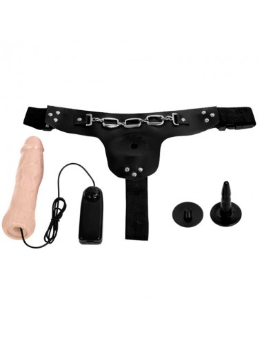 Ribbo Arnes con Dildo Realista con Vibracion y Control Remoto