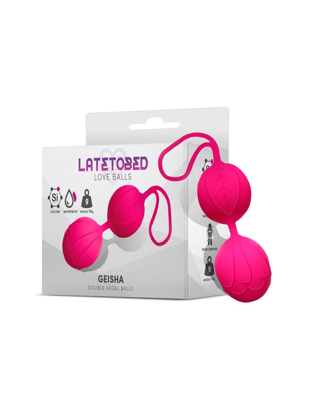 Geisha Bolas Kegel Doble Rose Red 70 gr