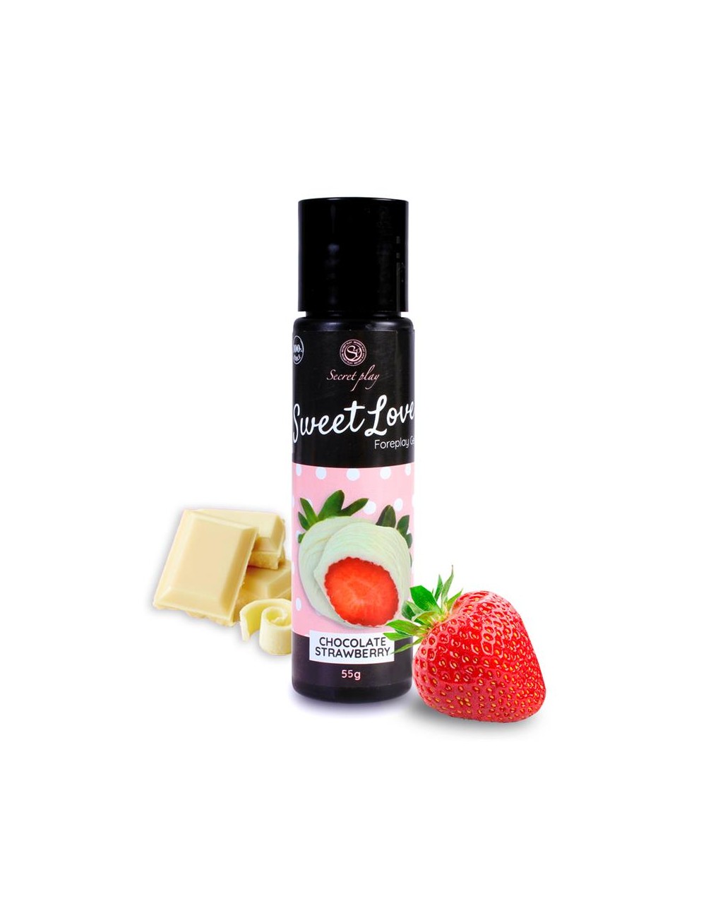 Sweet Love Lubricante Fresa Chocolate Blanco 60 ml