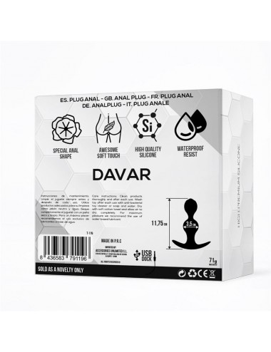 Davar Plug Anal Silicona