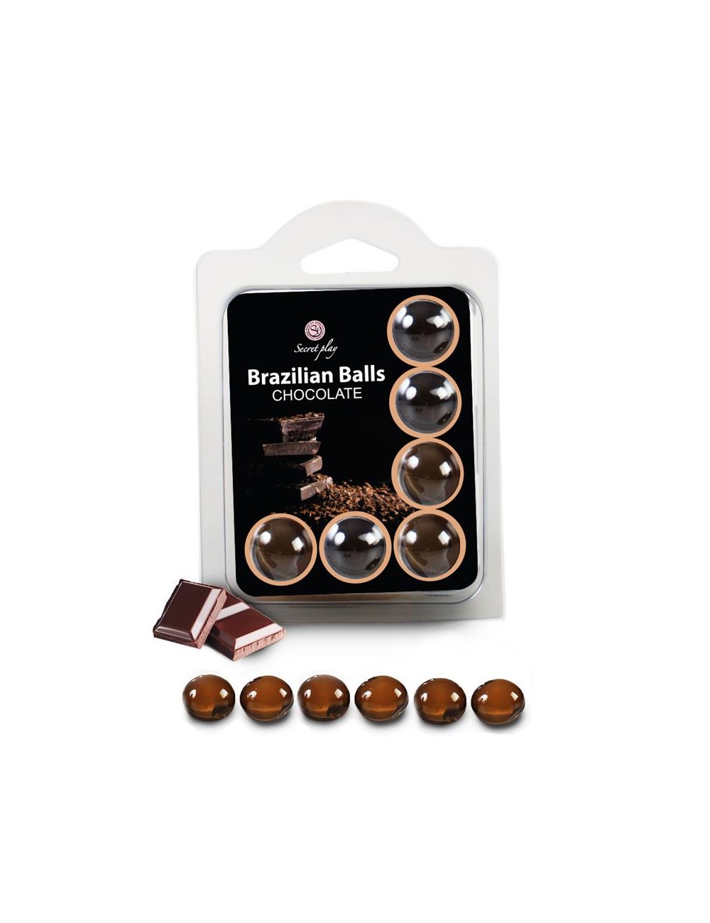 Brazilian Balls Set 6 Chocolate