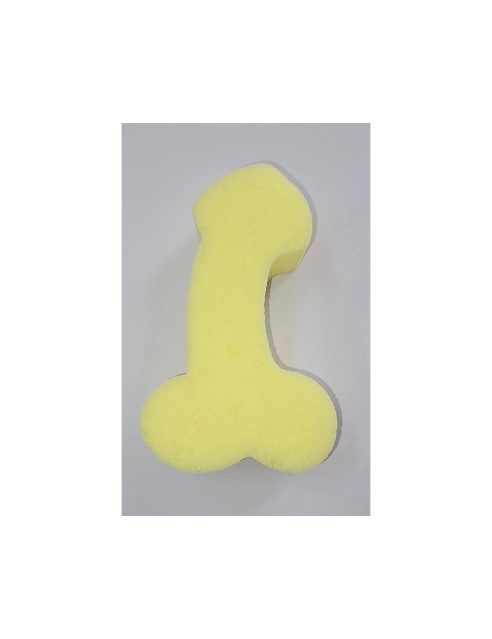 Esponja Forma Pene Amarillo