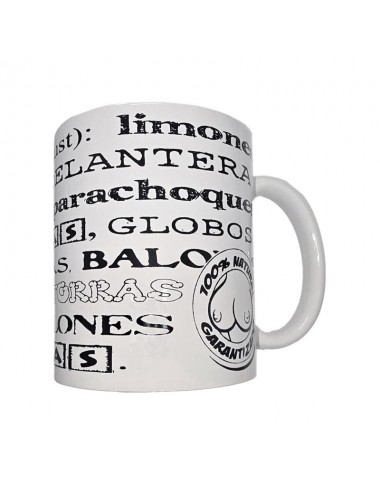Taza Mug Sinonimos Pechos 370ml