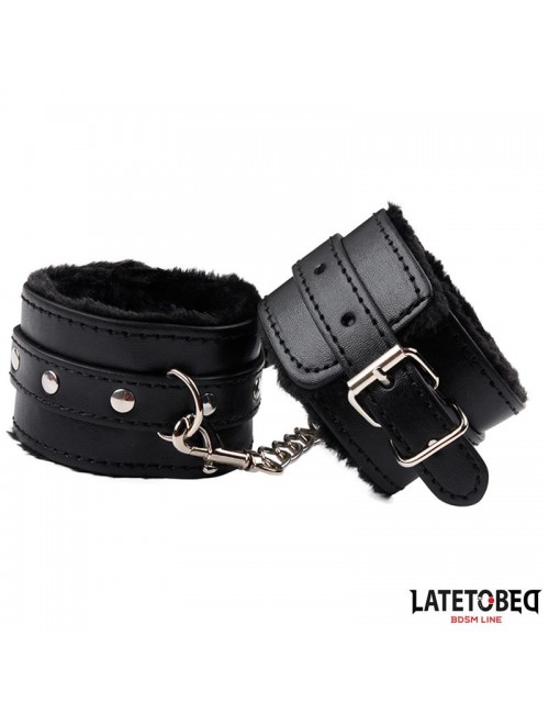 Esposas para Tobillos con Pelo Negro