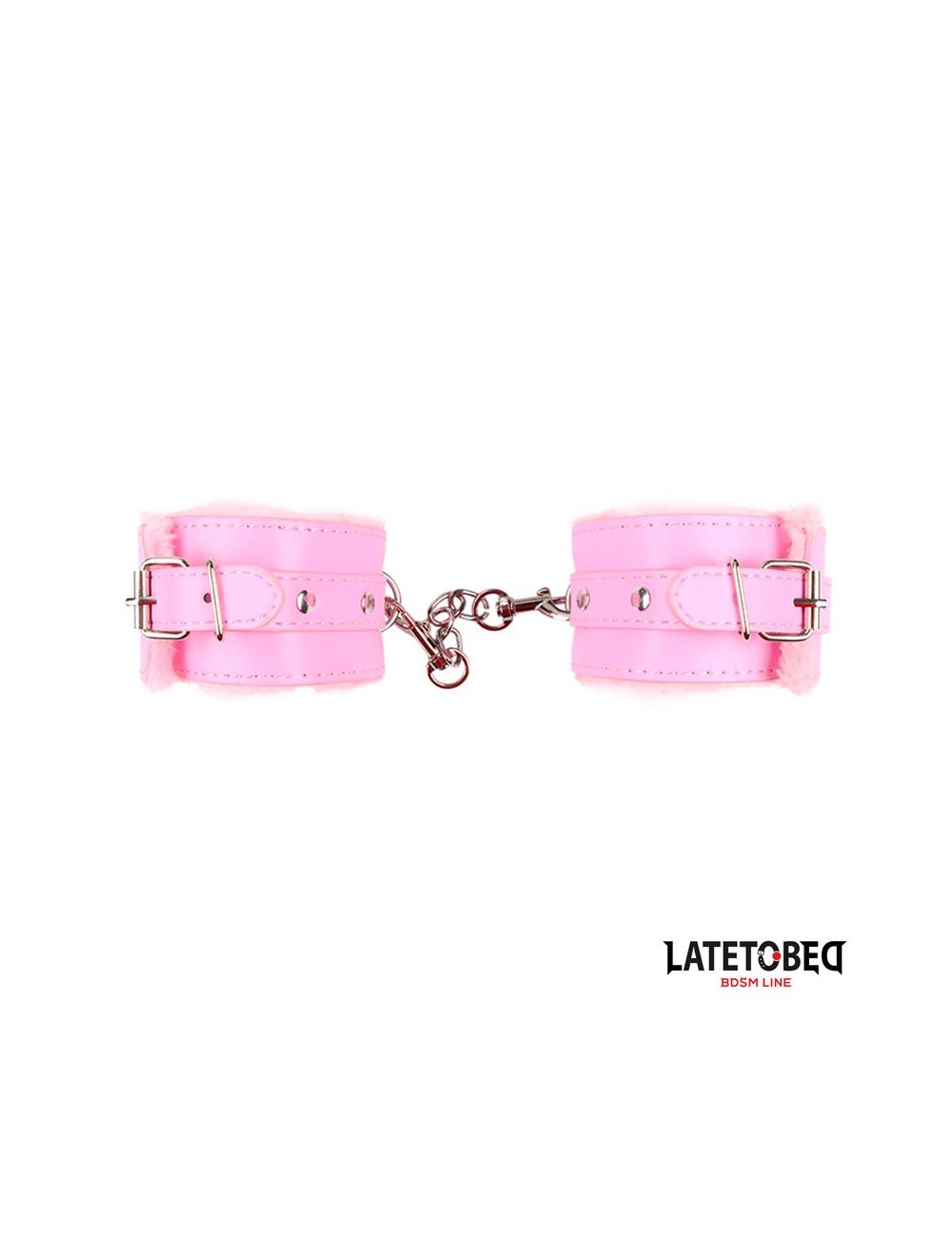 Esposas para Tobillos con Pelo Rosa