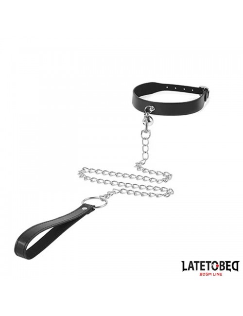 Collar con Cascabel y Correa