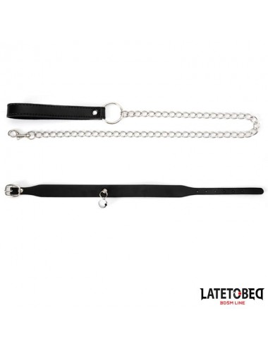 Collar con Cascabel y Correa