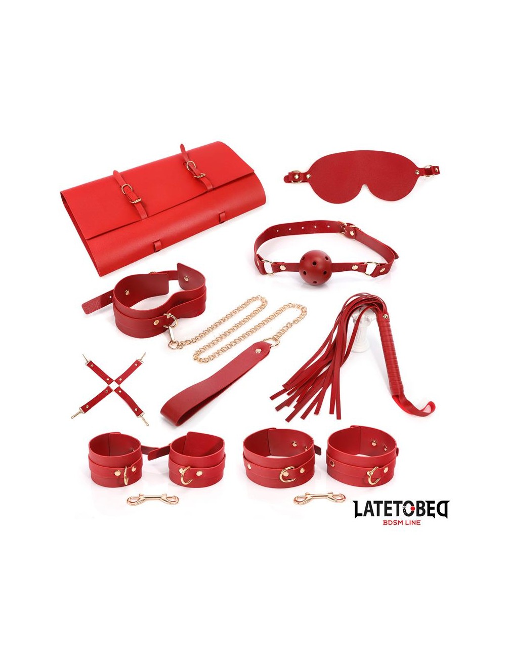 Kit de Bondage 7 Pz con Bolsa de Almacenamiento