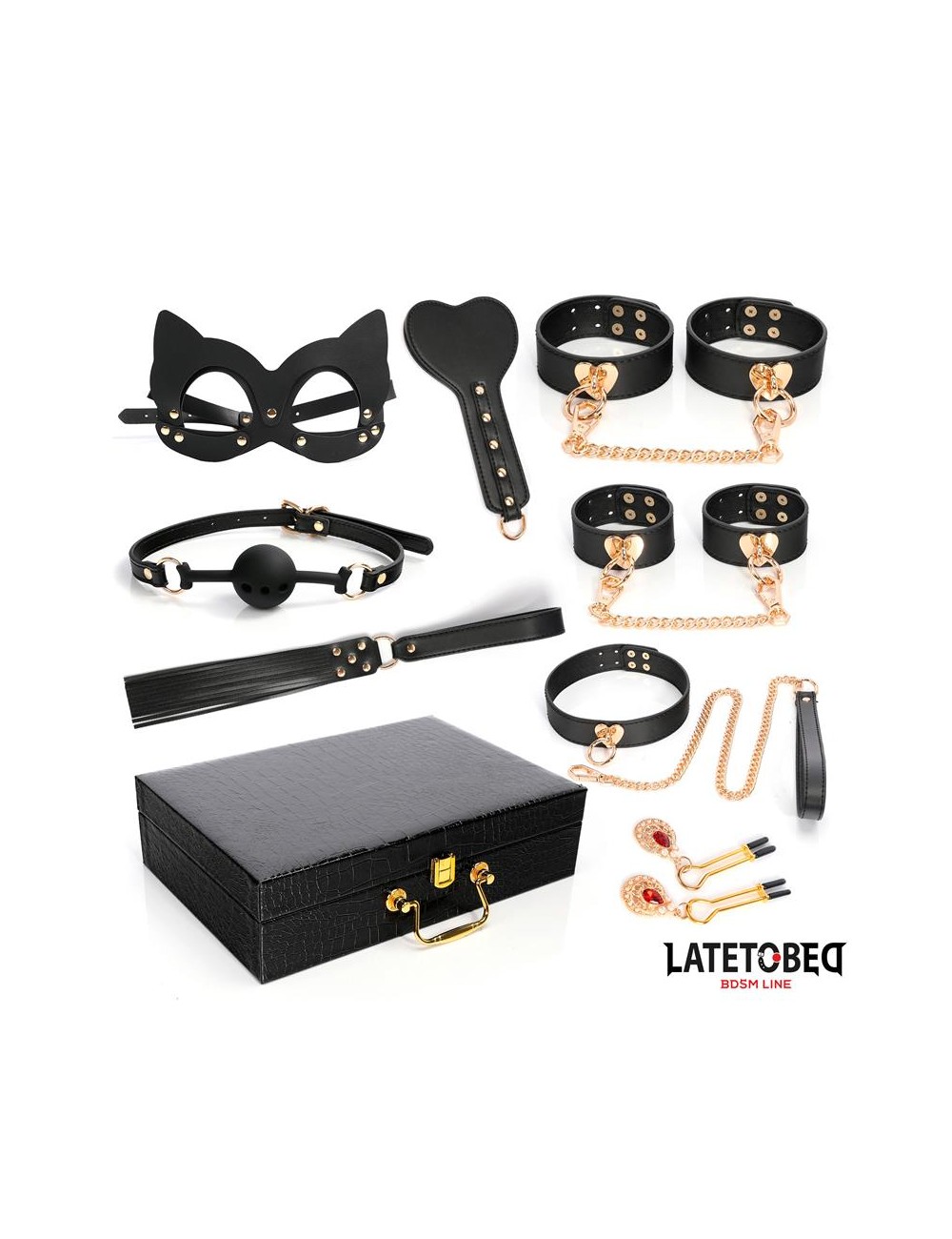 Kit Bondage de 8 Pz con Maletin de Almacenaje