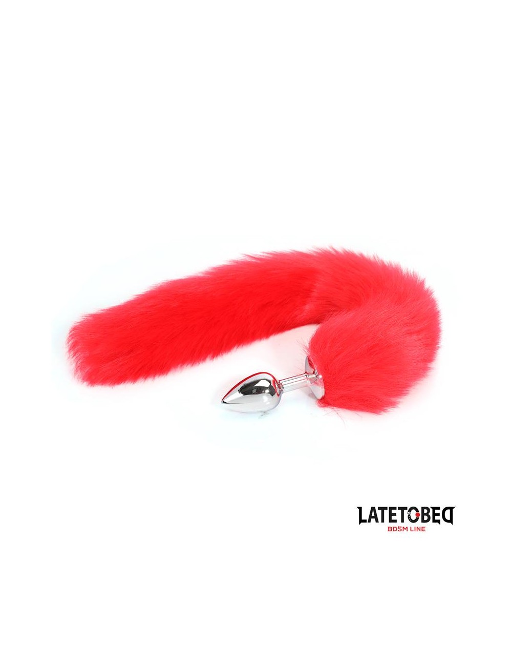 Plug Anal con Cola Rojo 40 cm