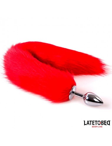 Plug Anal con Cola Rojo 40 cm