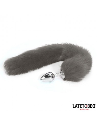 Plug Anal con Cola Gris 40 cm