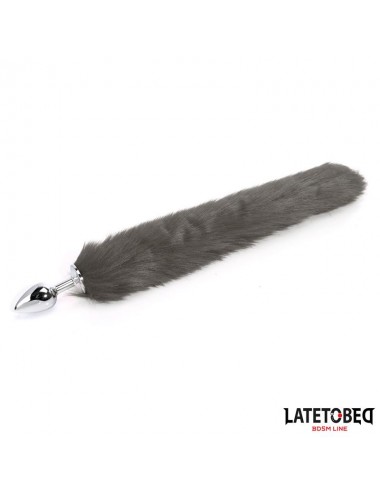 Plug Anal con Cola Gris 40 cm