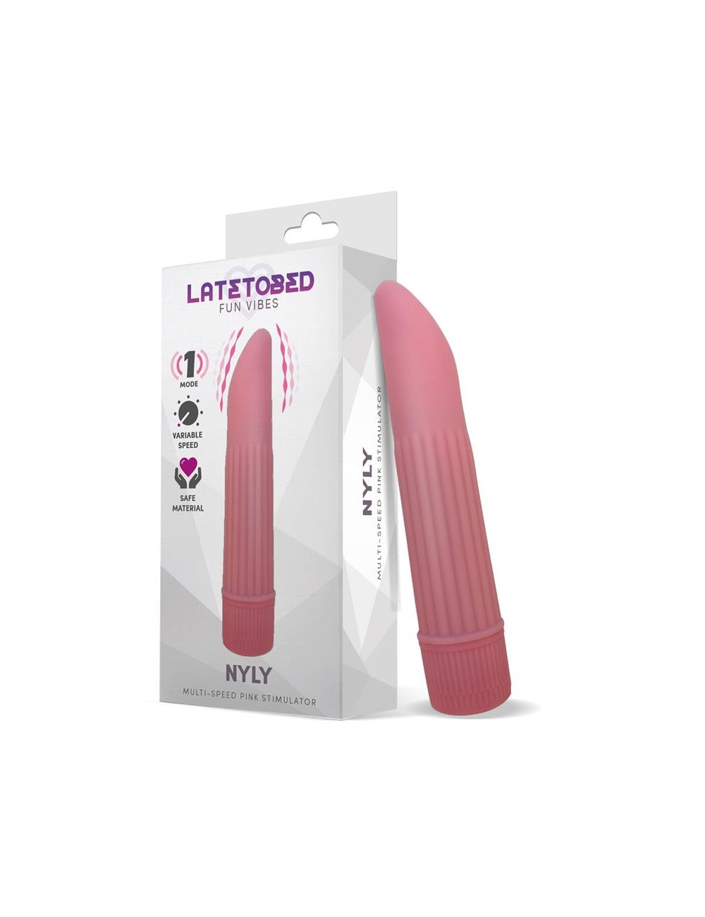 Nyly Estimulador Multi Velocidad Rosa