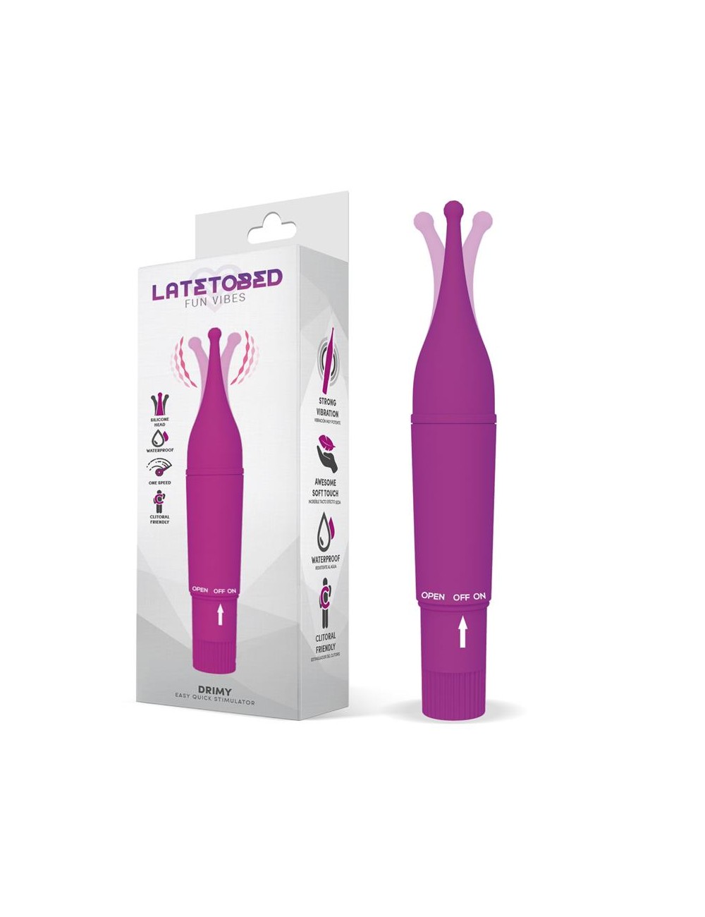 Drimy Estimulador Easy Quick Silicona Purpura