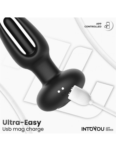 Zack Plug Anal con Flipping Tongue y Vibracion con App