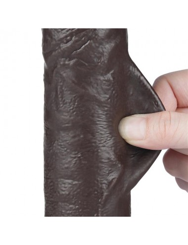 Dildo Dual Layer Piel Deslizante Retractil 95