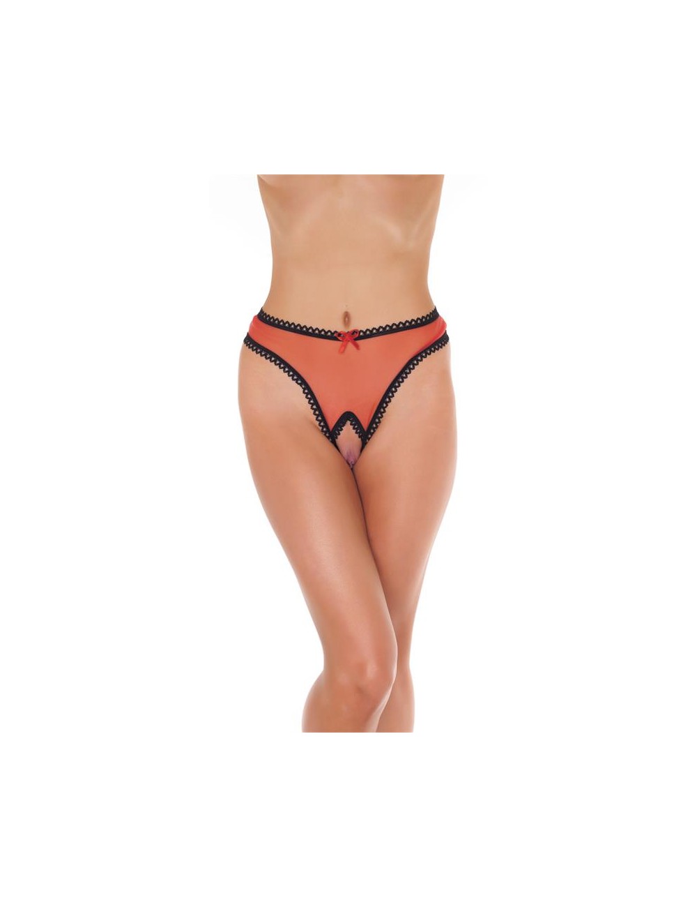 Tanga Abierto Rojo Talla unica