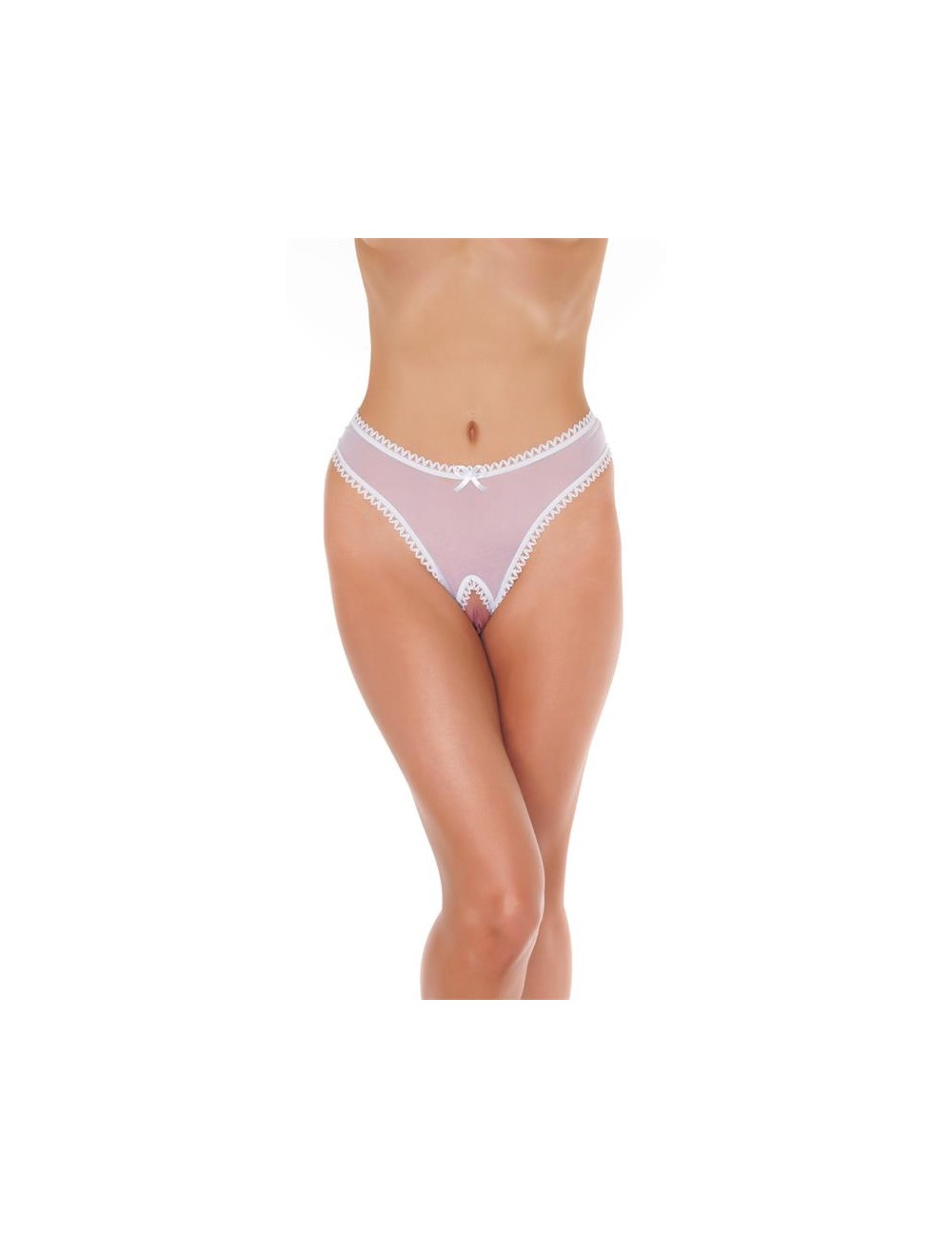 Tanga Abierto Color Blanco Talla unica