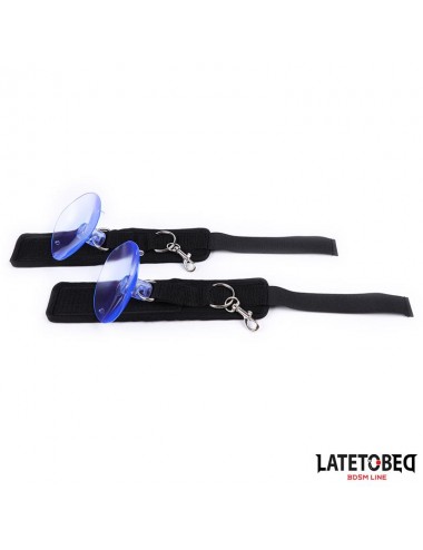 Esposas Munecas Velcro con Ventosa Ajustable