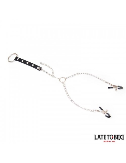 Pinzas Pezones con Anillo para Pene Talla unica