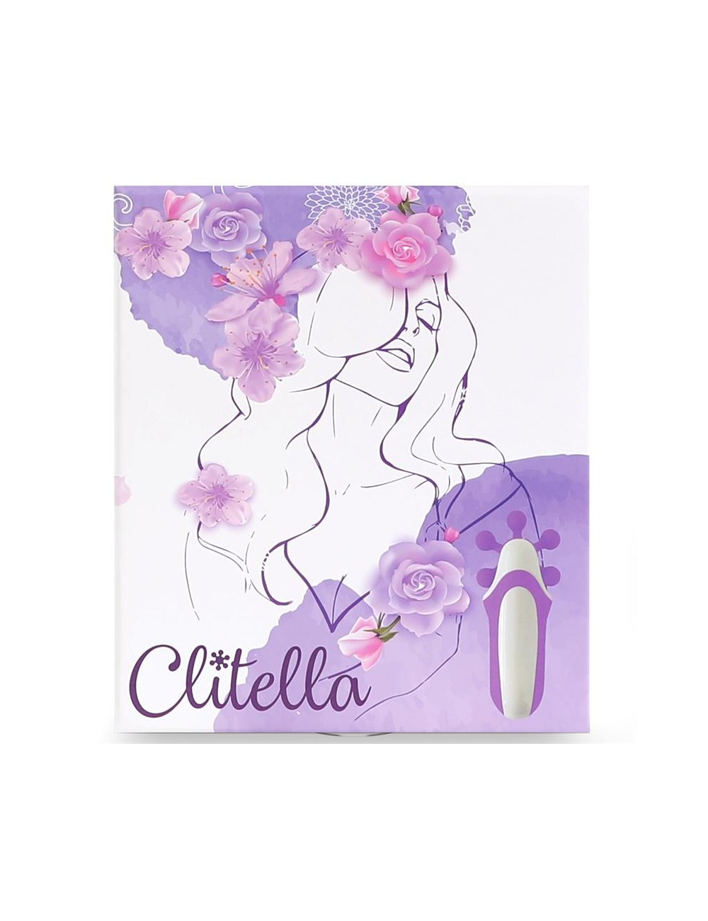 Clitella Estimulador Sexo Oral con Accesorios Purpura