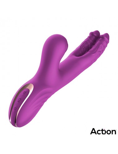 Nico Vibrador con Dildos Alternantes y Bola Percutora 4 Motores