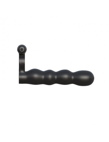 Fantasy C Ringz Anillo Doble Penetrador Flexible Negro