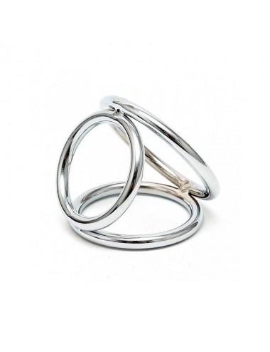 Anillos en Triangulo Metalico para Pene y Testiculos