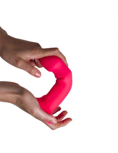 Dildo Doble Densidad Vibracion Hitsens 2 M Rosa