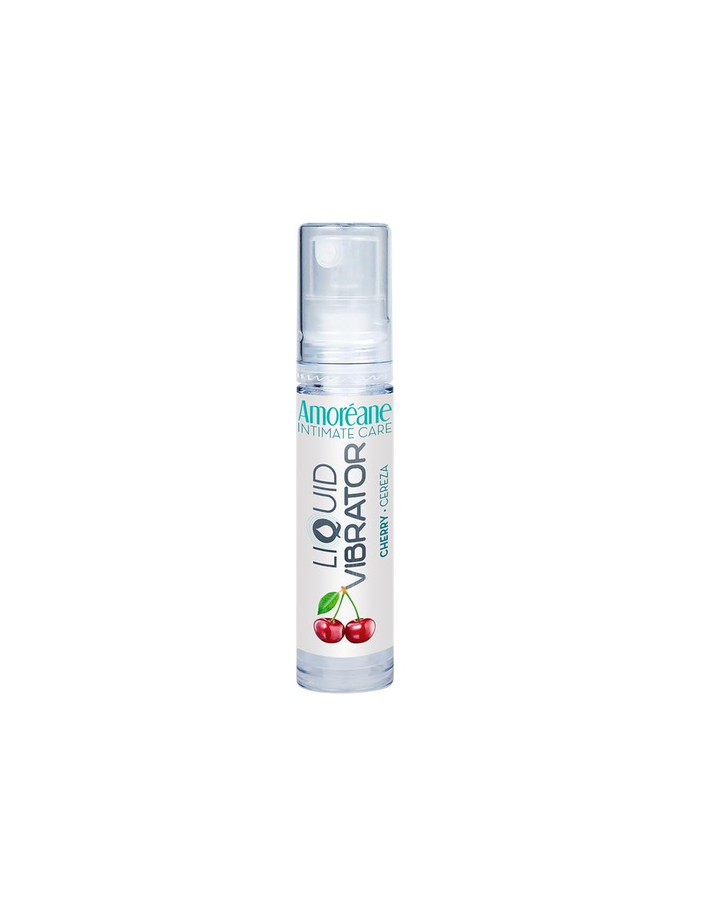 Vibrador Liquido Base Agua Cereza 10 ml