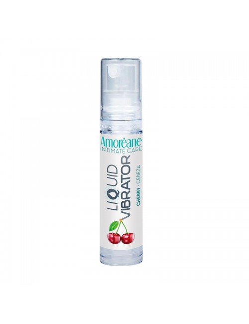 Vibrador Liquido Base Agua Cereza 10 ml