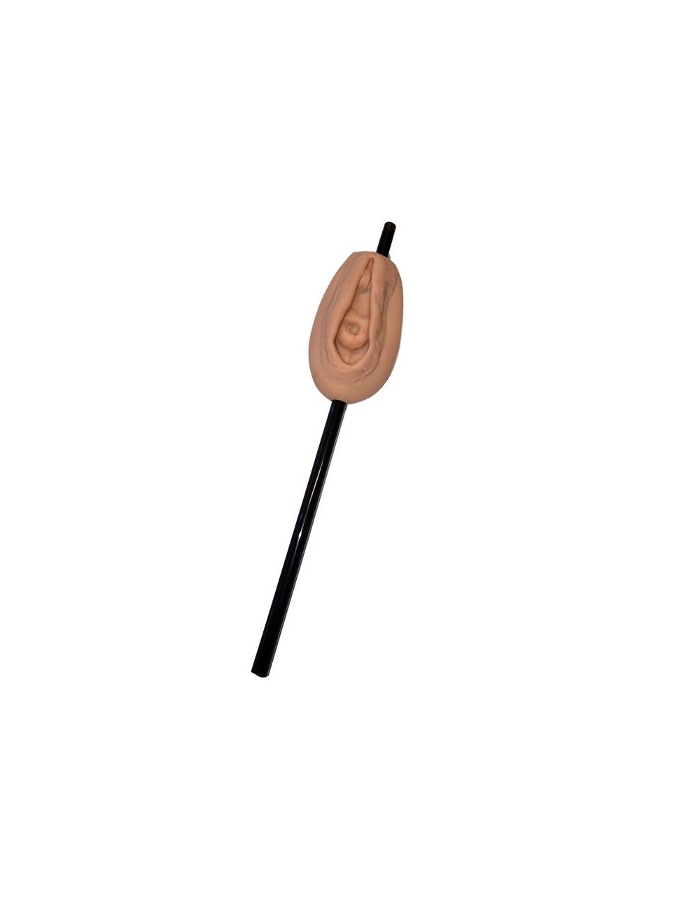 Pajita con Adorno Forma de Vagina