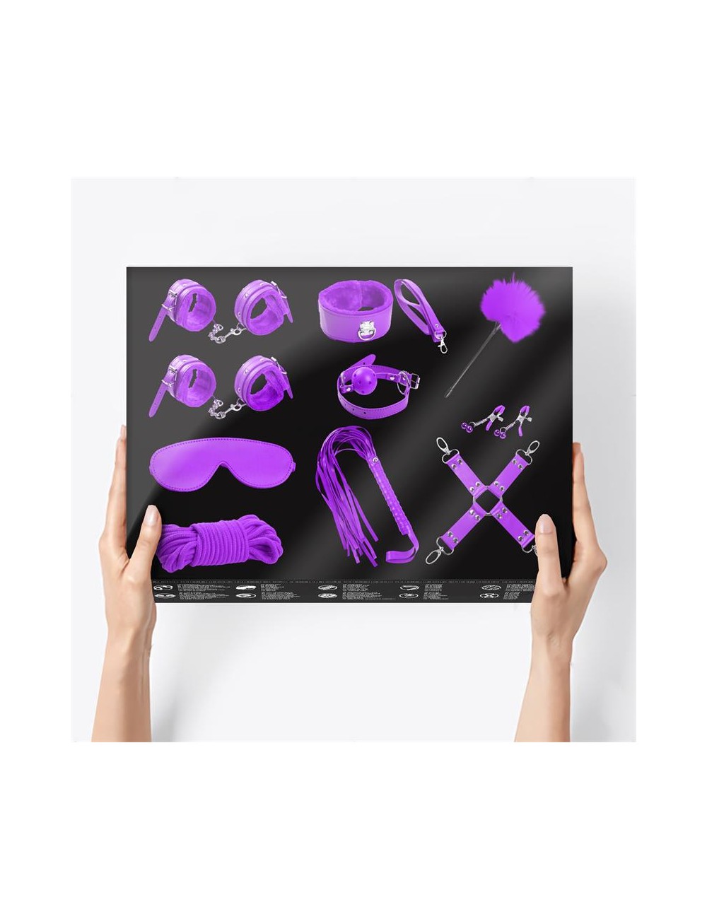 Set Bondage de 10 Piezas Purpura