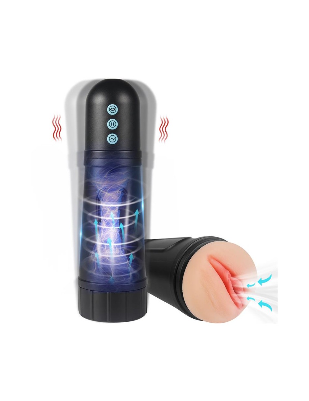 Locker Masturbador con Vibracion y Efecto Succion Vagina