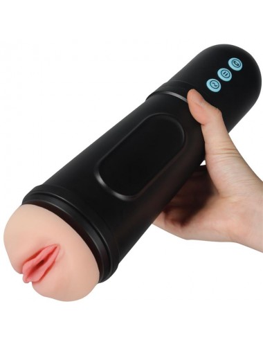 Locker Masturbador con Vibracion y Efecto Succion Vagina