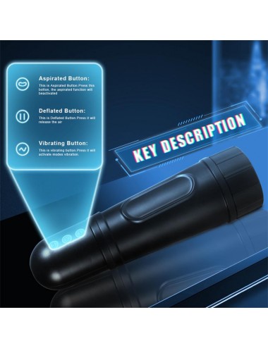 Locker Masturbador con Vibracion y Efecto Succion Vagina