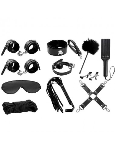 Set Bondage 11 Piezas Negro