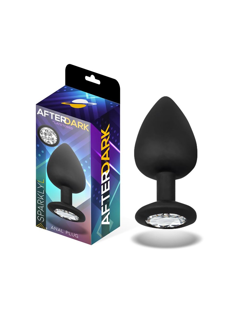 Sparkly Plug Anal con Joya Silicona Talla L 95 cm x 45 cm